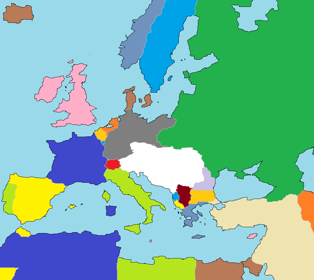 ちゃんねるZワイがペイントで一時間かけて作ったヨーロッパの地図Comments